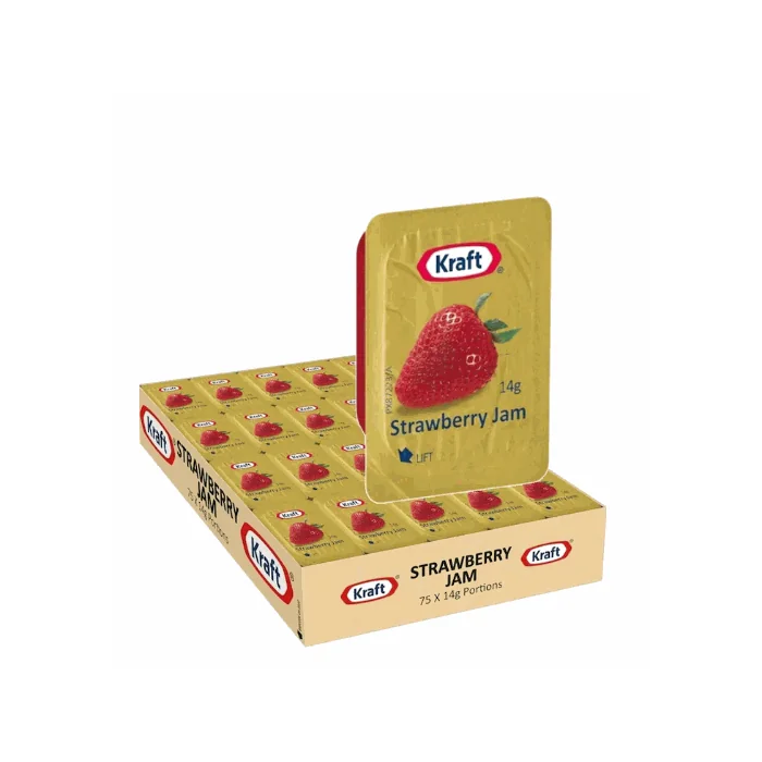 Kraft Strawberry Jam Portions 75x14g