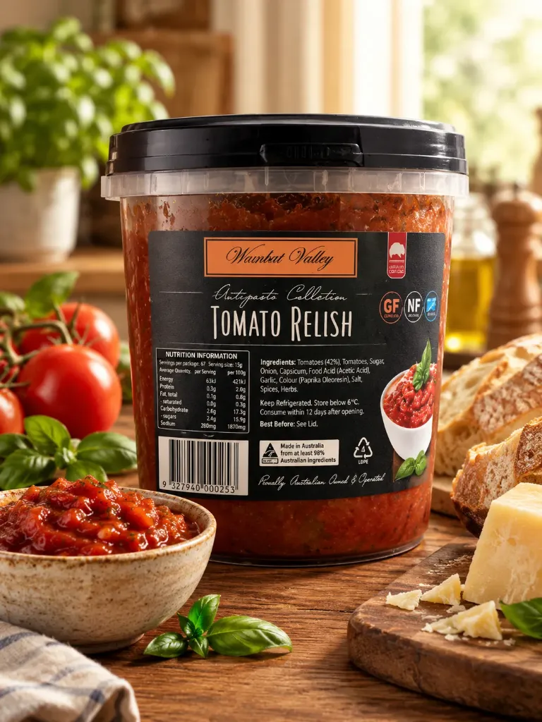 Wombat Valley Tomato Relish 2kg