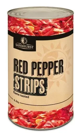 Sandhurst Roasted Red Peppers Strips A12