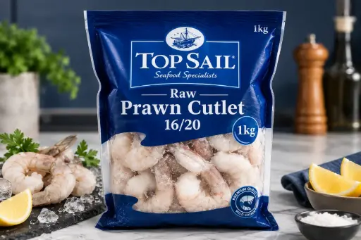 TopSail (51027) Raw Prawn Cutlet 16/20 1kg