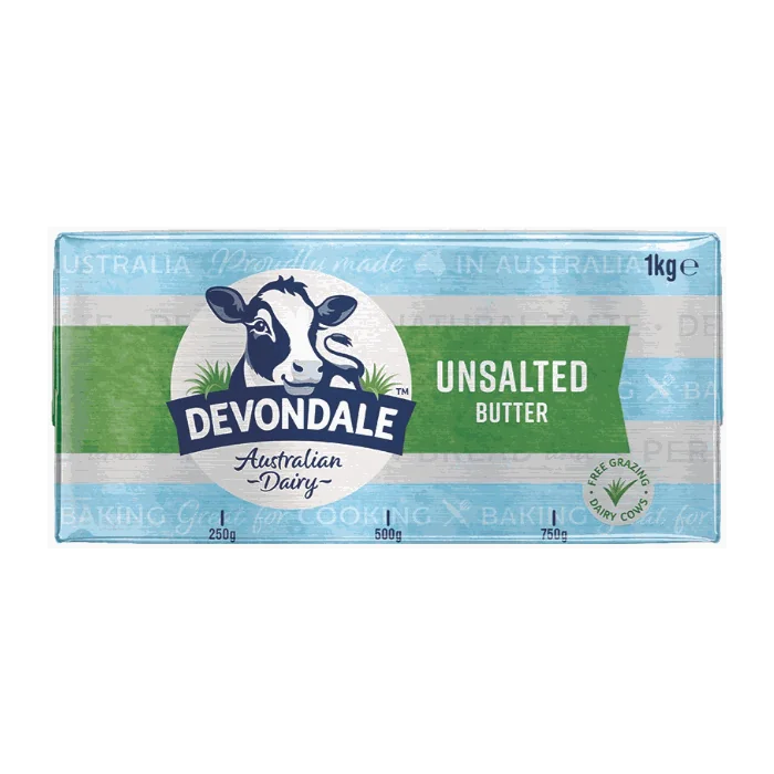 Devondale Unsalted Butter 1kg