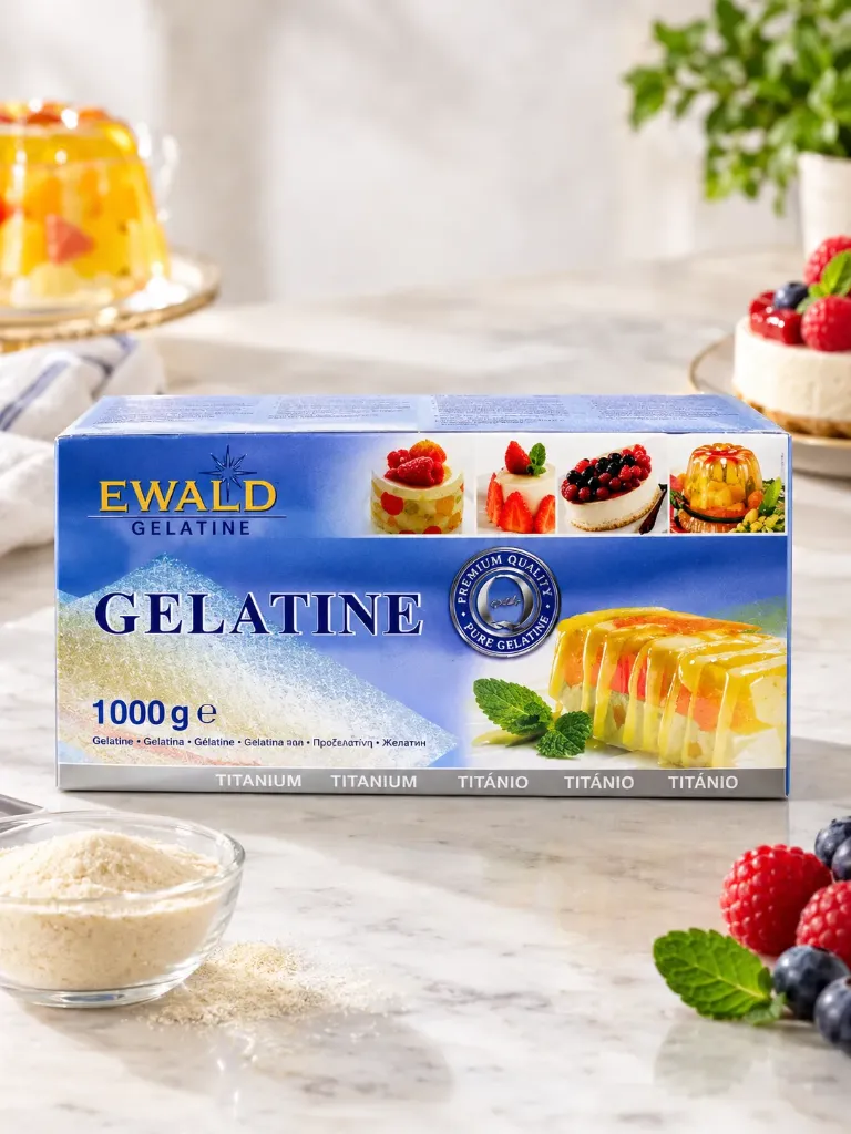 Ewald Gelatine Leaf Titanium 1kg
