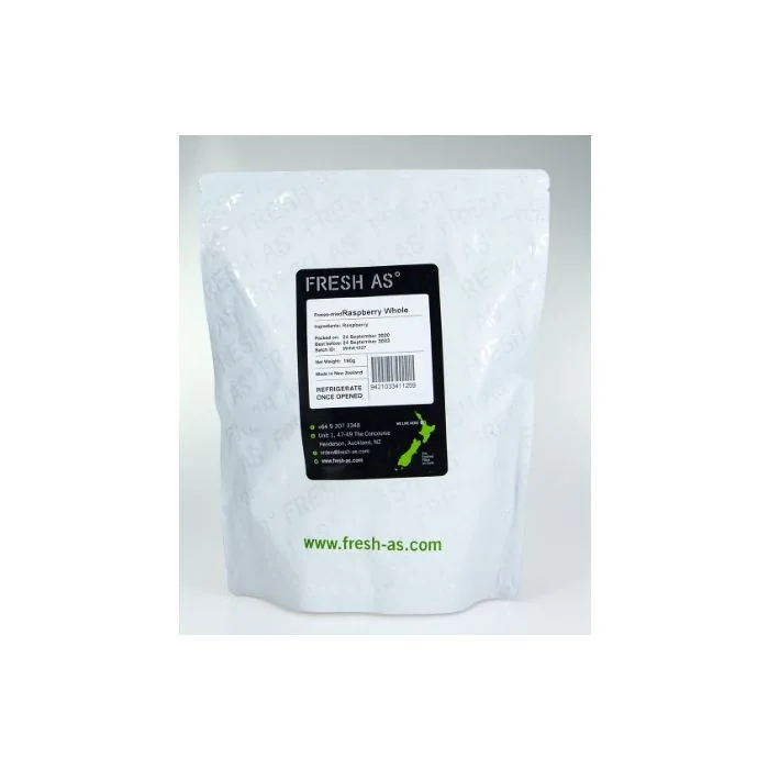 Fresh As Freeze-Dried Whole Raspberry 150g