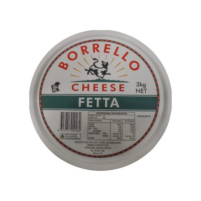 Borrello Traditional Feta 3kg