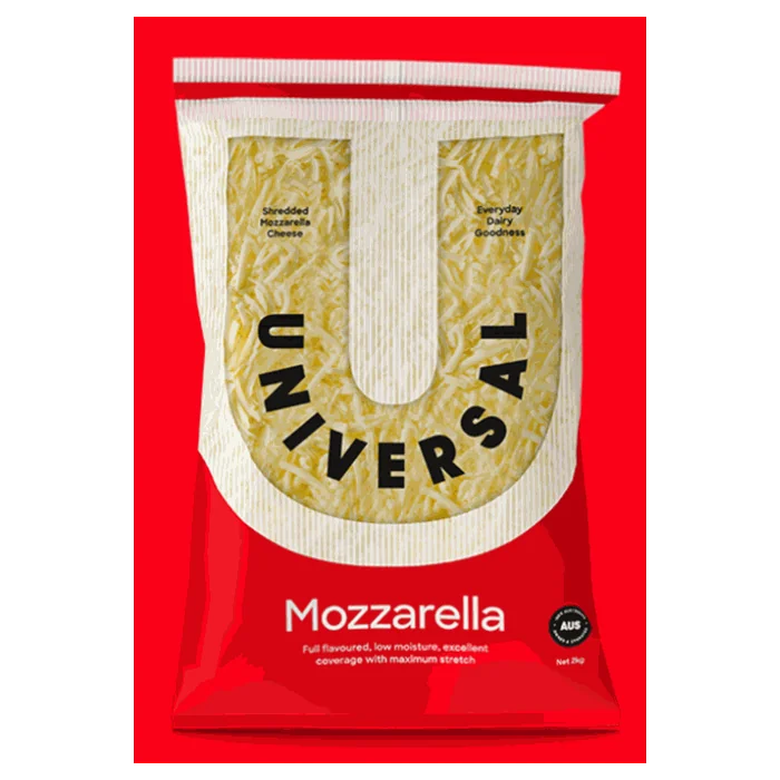 Universal Shredded Mozzarella 2kg