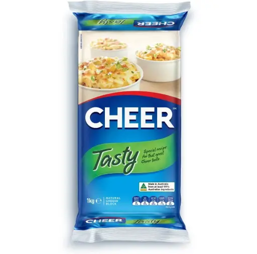 Cheer Tasty Cheddar Block 1kg