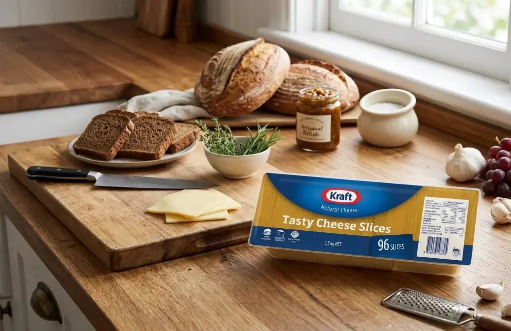 Kraft Tasty Cheese Slices (96's) 1.5kg
