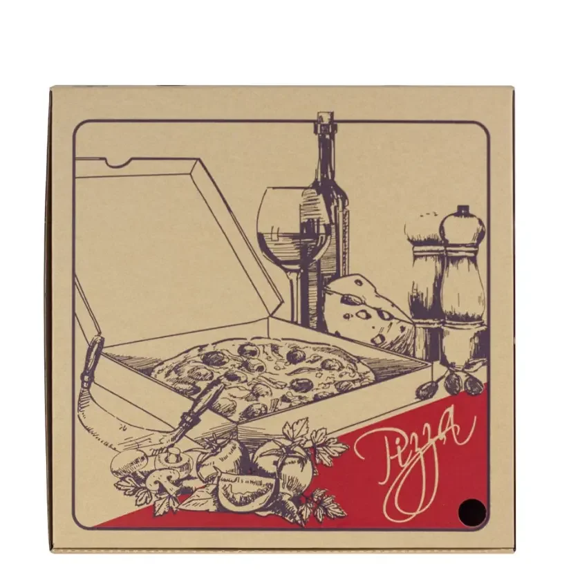 Pizza Box 13" (C-PZ7323) Multi Colour x 50pcs