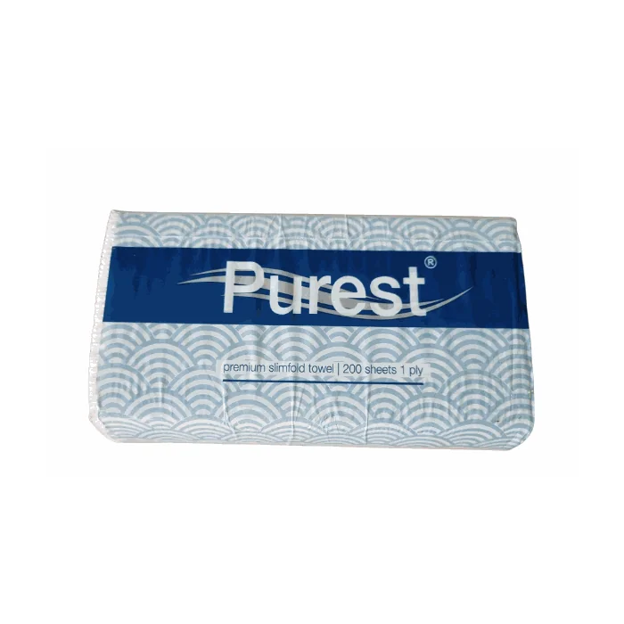 Purest (PUR-SL0001) Slimline Hand Towel White- 4000pcs