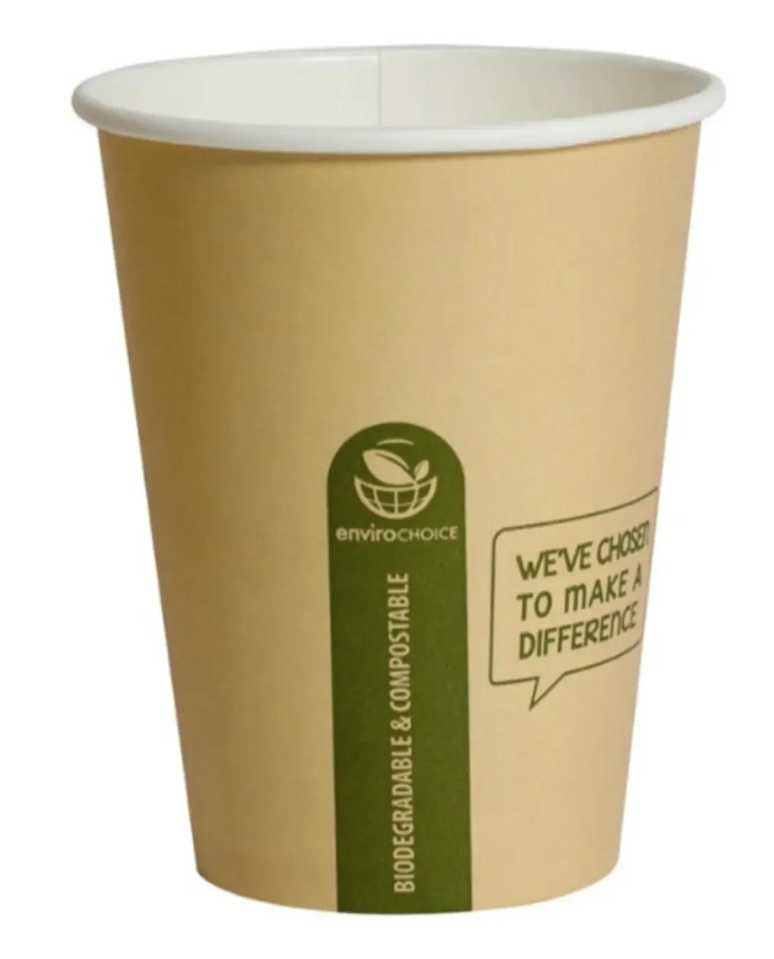 Coffee Cup (EC-HC0671) Eco Single Wall Kraft 12oz - 1000pcs