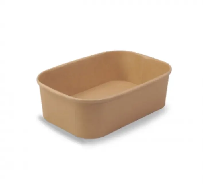 Earth Pack (EP-KRC500) Kraft Rectangle PLA Container 500ml x 300pcs