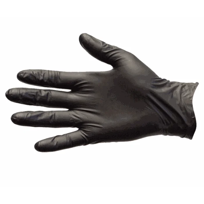 Gloves (C-GN0041) Nitrile Black Powder Free Medium 100pcs