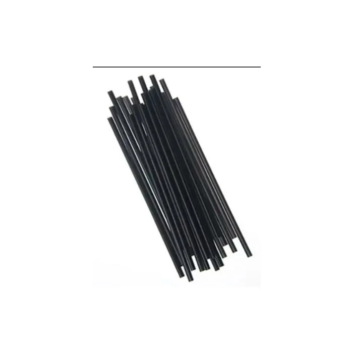 Straws (EC-DS0480) Paper Cocktail (135mm) Black x 2500pcs