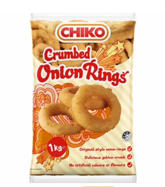 Chiko (02178) Crumbed Onion Rings 5x1kg