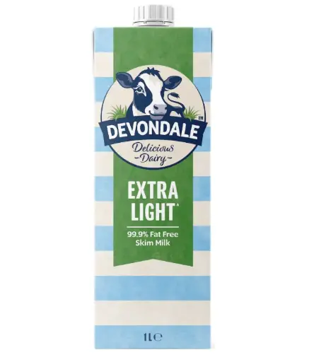 Devondale UHT Skim Milk 12x1L