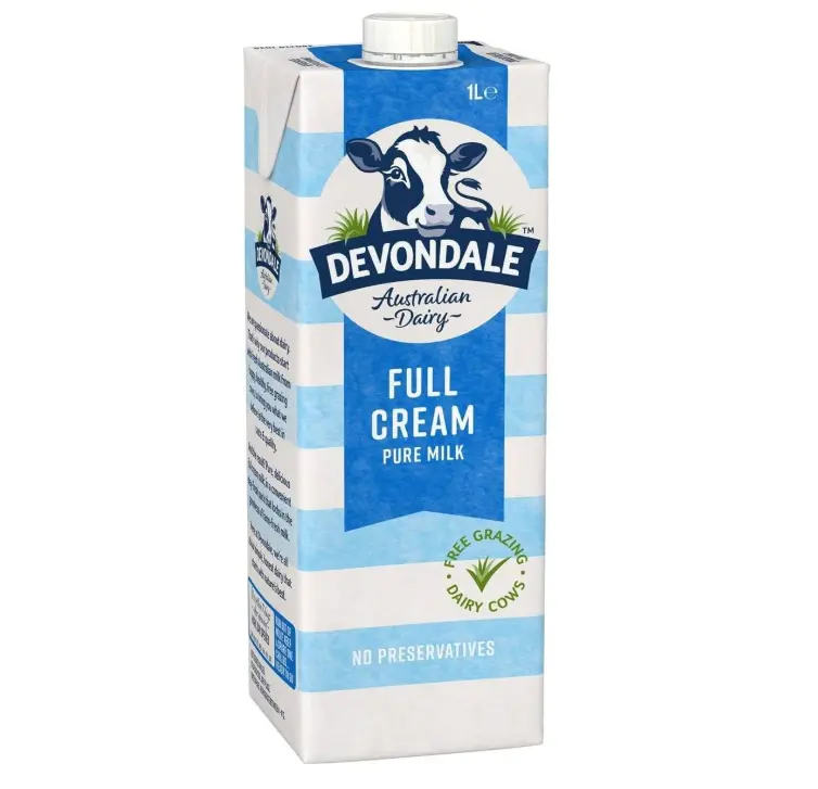 Devondale UHT Full Cream Milk 10x1L