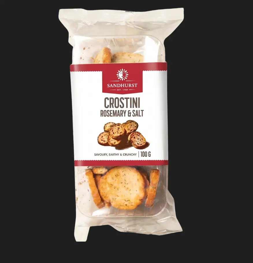 Sandhurst Crostini with Rosemary & Salt 12x100g 