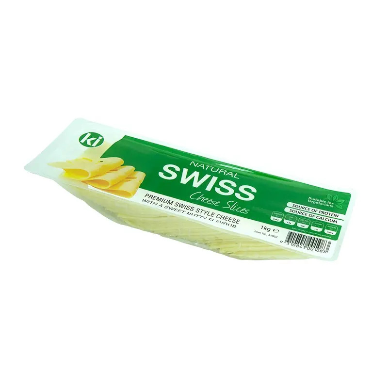 Kebia Swiss Cheese Slices 1kg