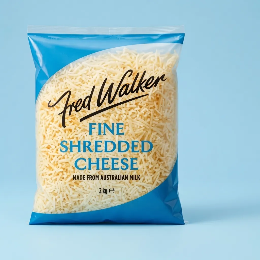 Fred Walker Fine Shredded Cheese 6x2kg